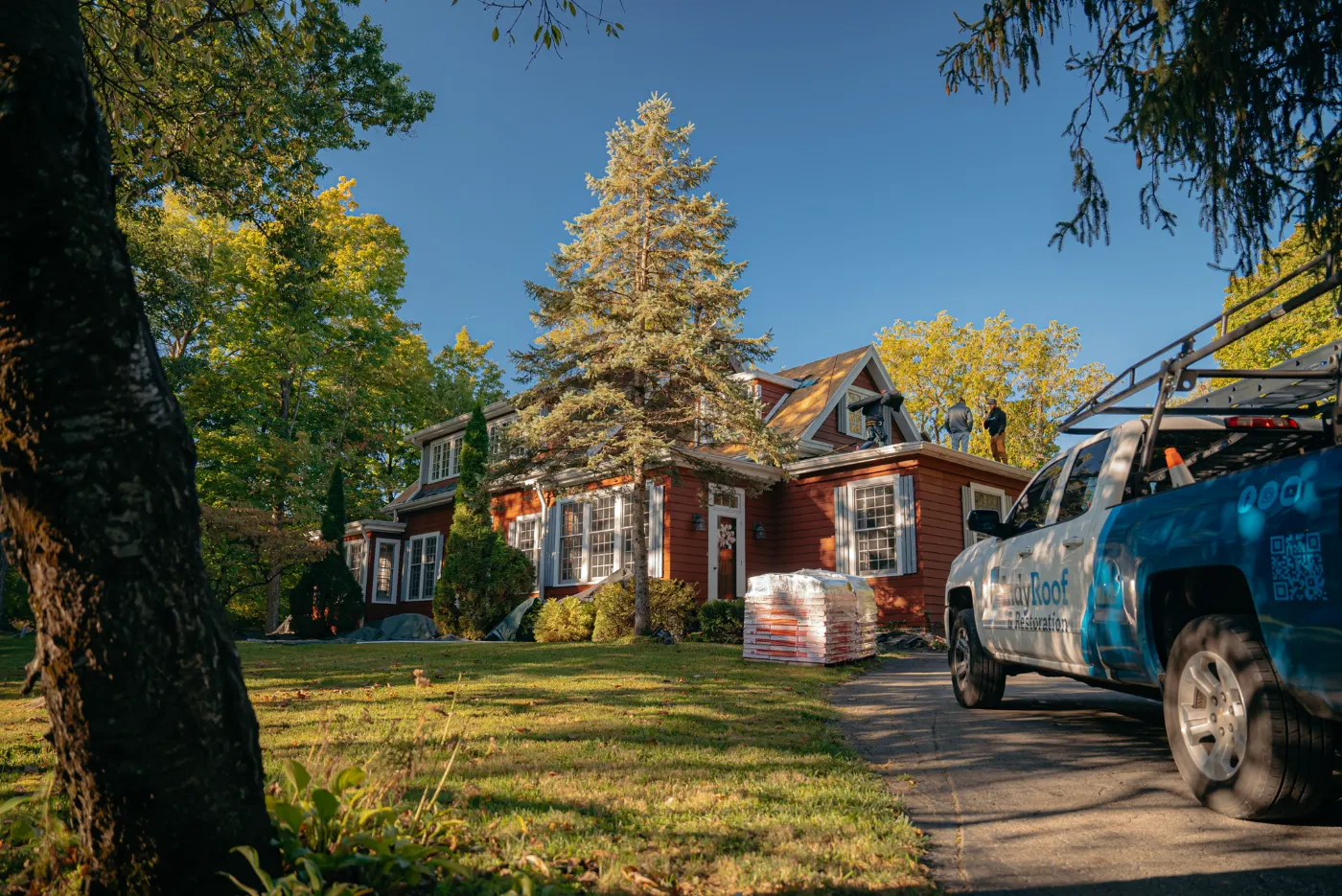 Commercial roof inspection documented in Summit Lakes